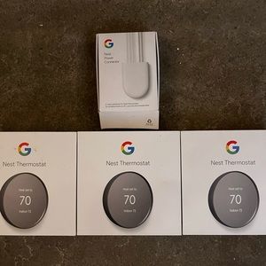 3 Google Nest Thermostats
